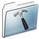 Developer Folder Graphite Stripe Icon 128x128 png